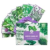 Plantura Bio-Kräuter Samen-Set, samenfestes Bio-Saatgut für Topf & Beet,...