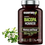 ESSENSEY - Brahmi I 250 mg I 90 Kapseln I 50% Bacoside I...