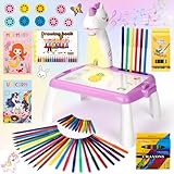 Beeoecm Zeichenprojektor für Kinder, 52 Stück Projektion Zeichentafel...