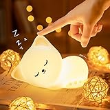Nachtlicht Kinder Nachtlicht Baby Kawaii Deko, 9 Farben Nachtlicht Baby...