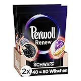 Perwoll Renew Caps Schwarz & Faser Waschmittel (80 Wäschen), sanft...