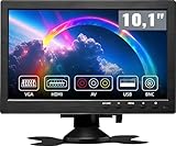 CAMECHO 10,1 Zoll Portable Monitor 丨HD 1024 * 600 RGB16:9 丨mit...