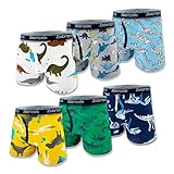 zebricolo, Boxershorts für Jungen, 100% Baumwoll, Unterhosen Jungen,...