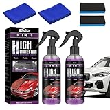 2 Pcs High Protection 3in1 Spray Beschichtungsspray Autobeschichtungsspray...