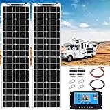 Flexibles Solarpanel, 200 W, 400 W, monokristallin, wasserdicht, 12 V, 24...
