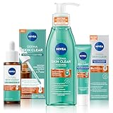 NIVEA Derma Skin Clear Routine Set mit Rebalance & Clear Serum,...