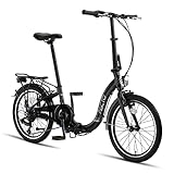 PACTO SIX - Hollandrad Hochwertiges Klappfahrrad 27cm Aluminiumrahmen Bike...