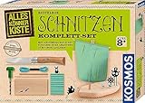 Kosmos 604608 AllesKönnerKiste Schnitzen Komplett-Set, mit...