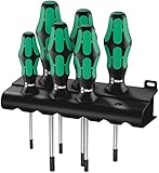 Wera 367/6 Schraubendrehersatz Kraftform Plus TORX® + Rack, 6-teilig,...