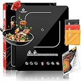KESSER® Induktionskochplatte Induktionskochfeld 1 Platte 2100W Tragbares...