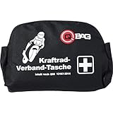 QBag Erste-Hilfe-Verbandtasche DIN 13167-2014 – Kompakt – Für Motorrad...