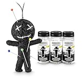 3er-Pack: Voodoo Doll in Dose | lustige Mini-Voodoo-Puppe to go |...