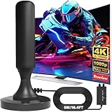 DVBT2 Antenne mit Verstärker Innen- DVBT-T2 TNT Antenne HDTV Zimmerantenne...