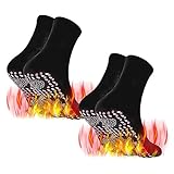 Beheizbare Socken, Selbsterwärmende Socken, 2 Paar Fußwärmer Socken,...