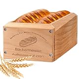 oneant Holz Brotbackform Natürlicher Premium Brot-Backform Brottopf zum...