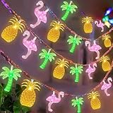 Lichterkette Hawaii, Lichterketten Vorhang, Hawaii Party Deko Lichterketten...