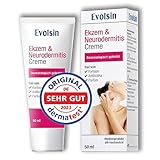 Evolsin® Ekzem & Neurodermitis Creme I OHNE KORTISON I Mindert Juckreiz &...