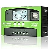 Depvko 30A MPPT Solarladeregler, 12V/24V Solar Laderegler Auto Tracking...
