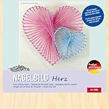 Pebaro NB6 Nagelbild Kreativ Set, Bastelset, Fadenbild, Fadenspannbild,...