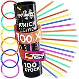 molinoRC 100x Knicklichter Party Set - [EXTRA HELL] - Knicklichter Kinder -...