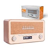 Denver Retro DAB-18 Digitalradio | DAB Plus Radio mit Bluetooth & FM |...