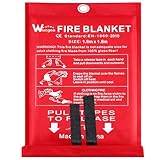Löschdecke 160x180 für küche - Feuerlöschdecke DIN EN 1869:2019...