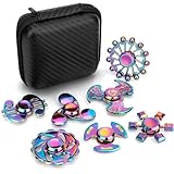 Cool Fidget Toy Pack Spielzeug Set, Spinner Regenbogen Finger Hand Metall...