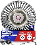 GARLAVIE Unkrautbürste für Husqvarna Motorsense – Wildkrautbürste mit...