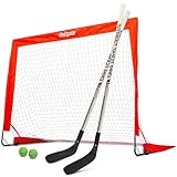 GoSports Unisex, Teenager Set-01 GoSports Hockey Street Set inkl Pop Up Tor...