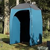 Wasserdichtes Duschzelt Blau – Camping Toilettenzelt, Umkleidezelt mit...