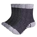 GiveGift Kuschelsocken Herren Plüschsocken Bettsocken Dicke Warme Plüsch...