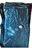 WABEZU Einzelner Dual Wasserkern Vinyl Wasserbettmatratze 90x200 cm blau...