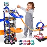 Charmofun 5-Stöckiges Parkhaus Für Kinder, Auto Parkgarage Kinder Mit 8...