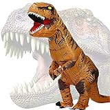 JASHKE Aufblasbare T-rex Kostüme Aufblasbare Dinosaurier Kostüm...