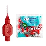 TePe Interdentalbürste Rot (ISO-Größe 2: 0,5 mm) / 1 x 20 Stück / Für...