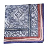 Abaodam Herrentaschentuch aus Baumwolle Dickes Langlebiges Jacquard design...