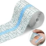 Nuyoah Wasserdicht Transparent Bandage 10cm x 10m Duschpflaster Wasserfest...