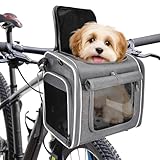 4-in-1 Hundekorb für Fahrrad, Hundekorb Fahrrad Vorne bis 8KG,...