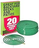 Citronella Räucherspirale – Jede Spule hält 8 Stunden – geeignet für...