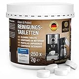 Coffeeano 250 Reinigungstabletten für Kaffeevollautomaten und...