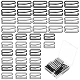 40 Stück BH-Ringe Schnallen, Dessous Verstellbare Ringe...