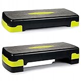 SportVida Steppbrett für Aerobic - Stepper für zuhause Training - Stepper...