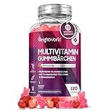 Multivitamin Gummibärchen - 120 Gummies mit 13 Vitaminen & Mineralstoffen...