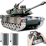 Rc Panzer USA M1A2, 1/18 Panzer Ferngesteuert mit Schussfunktion, Ww2...