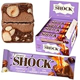 FitnesSHOCK Proteinriegel Set Protein Bar ohne Zusatz von Zucker mit hohem...