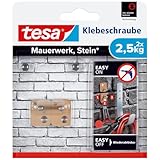 tesa 77902-00000-00 Klebeschraube für Mauerwerk und Stein, Halteleistung,...