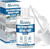 Emaille Reparatur Lack 30 ml, Badewannenlack Weiß, Emaille Reparaturfarbe...