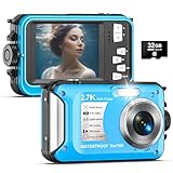 Yixinxin Unterwasserkamera 2.7K Digitalkamera wasserdichte 56MP Autofokus...