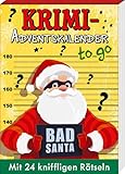 Krimi-Adventskalender to go 8: Mit 24 kniffligen Rätseln (Adventskalender...