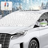 NYZQIW Magnetische Frontscheibenabdeckung Winter, Auto Scheibenabdeckung,...